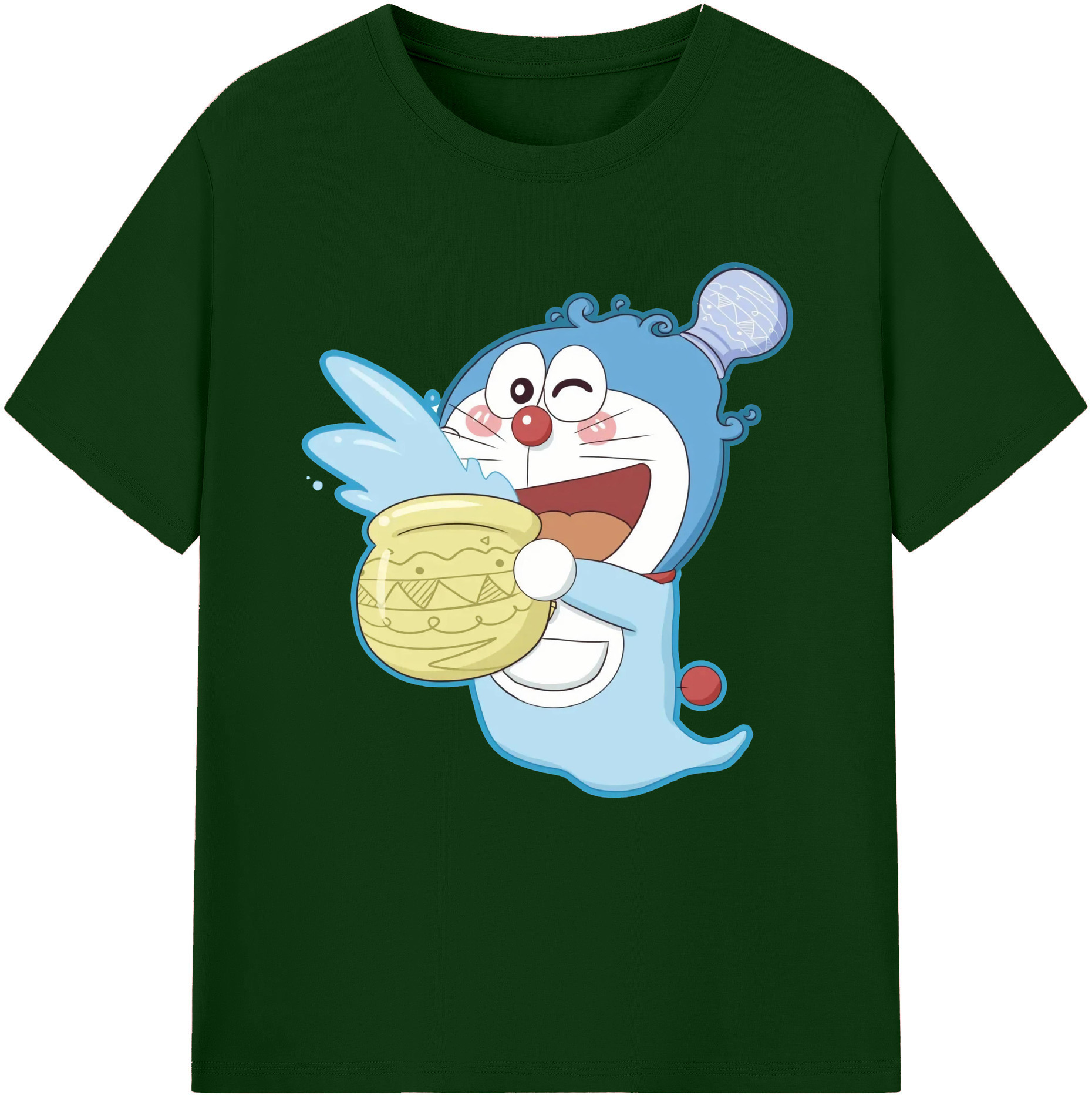 （画像用） ドラえもん Doraemon 綿100％半袖Tシャツ（フロントプリント）